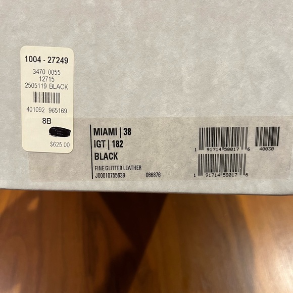 Jimmy Choo Miami Sneaker black sparkle sneaker - Picture 6 of 6